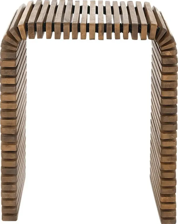 Yumda Brown Accent Table
