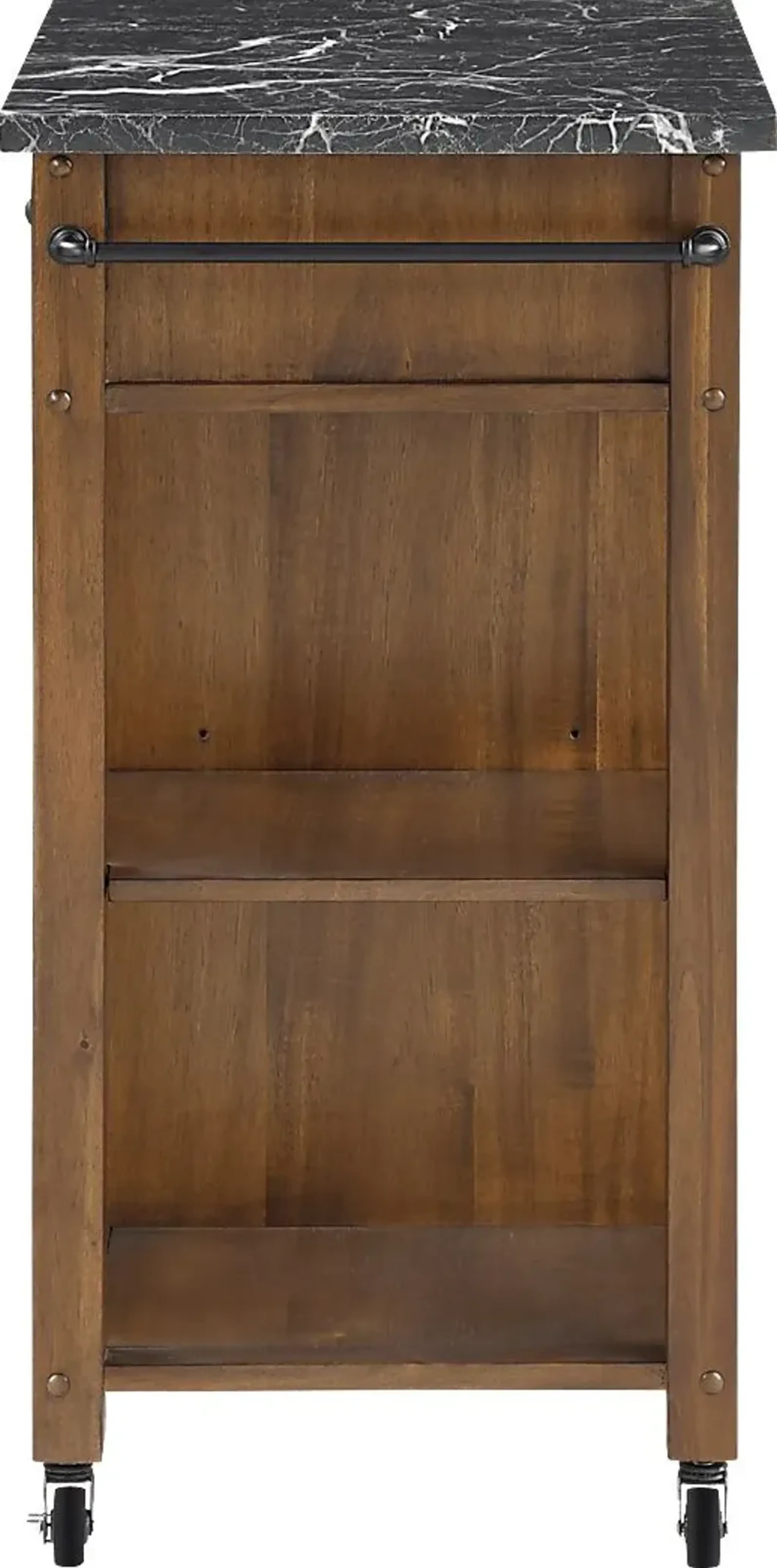 Wilm Oak Kitchen Cart Rooms To Go | Furniture.com
