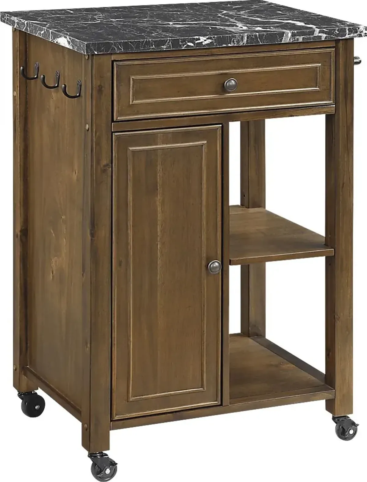 Wilm Oak Kitchen Cart
