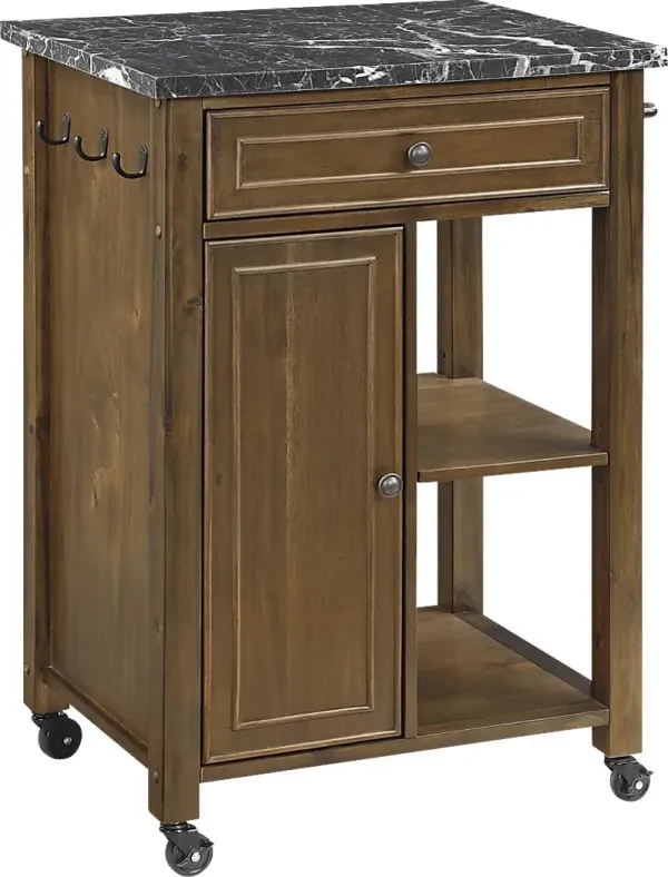 Wilm Oak Kitchen Cart