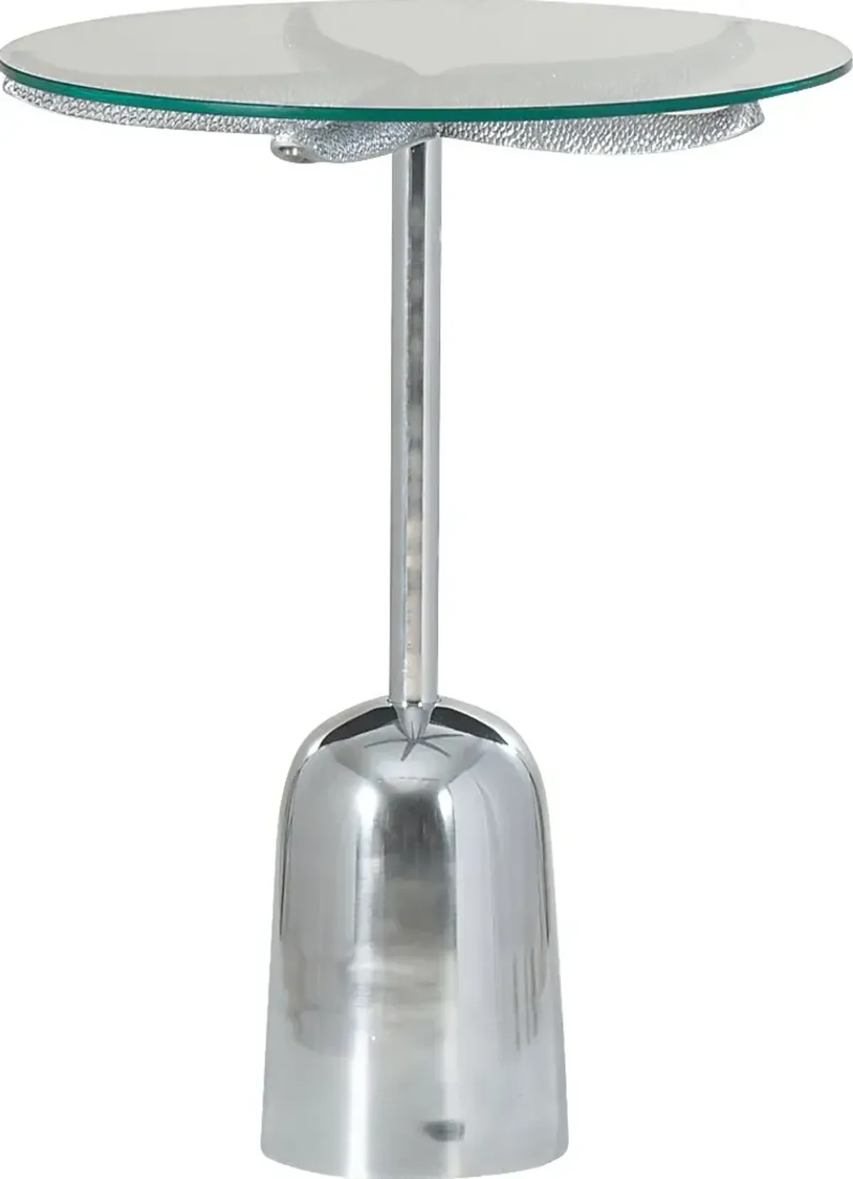Halwin Silver Accent Table