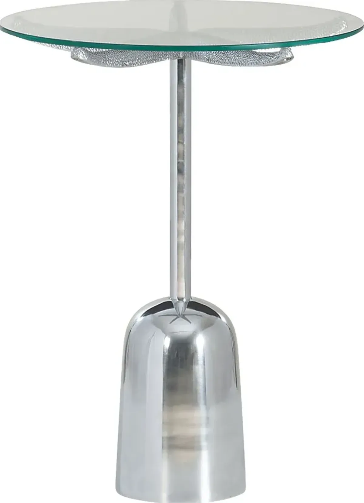 Halwin Silver Accent Table