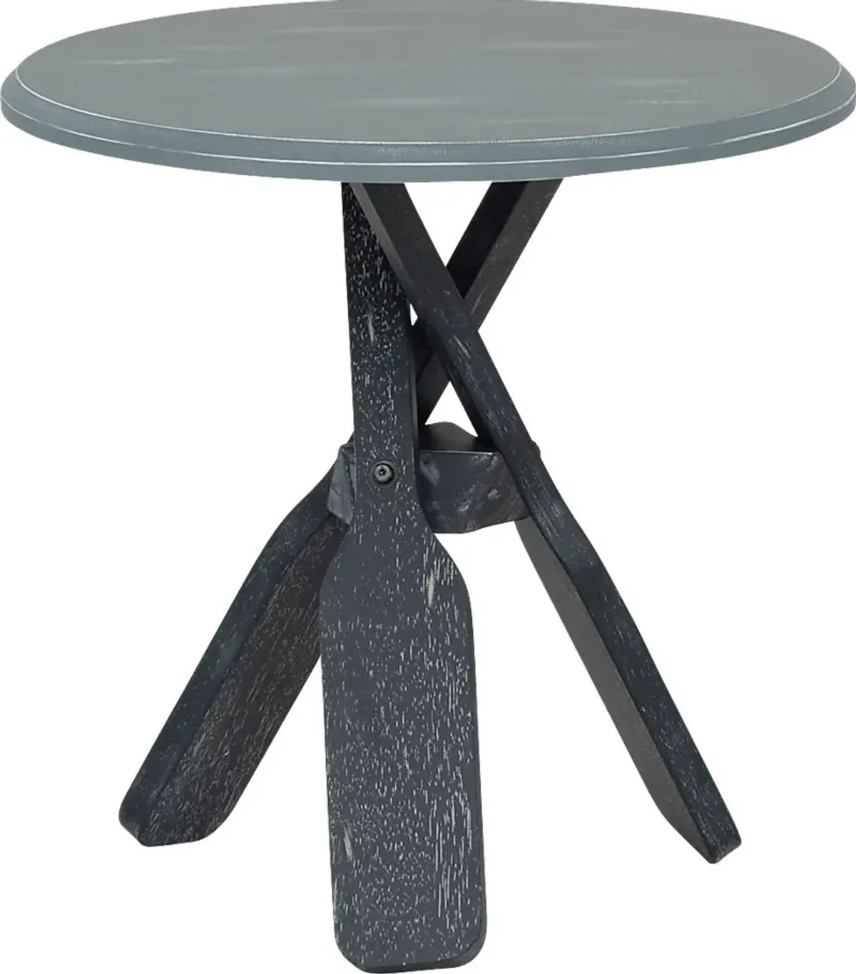 Glascour Navy Accent Table