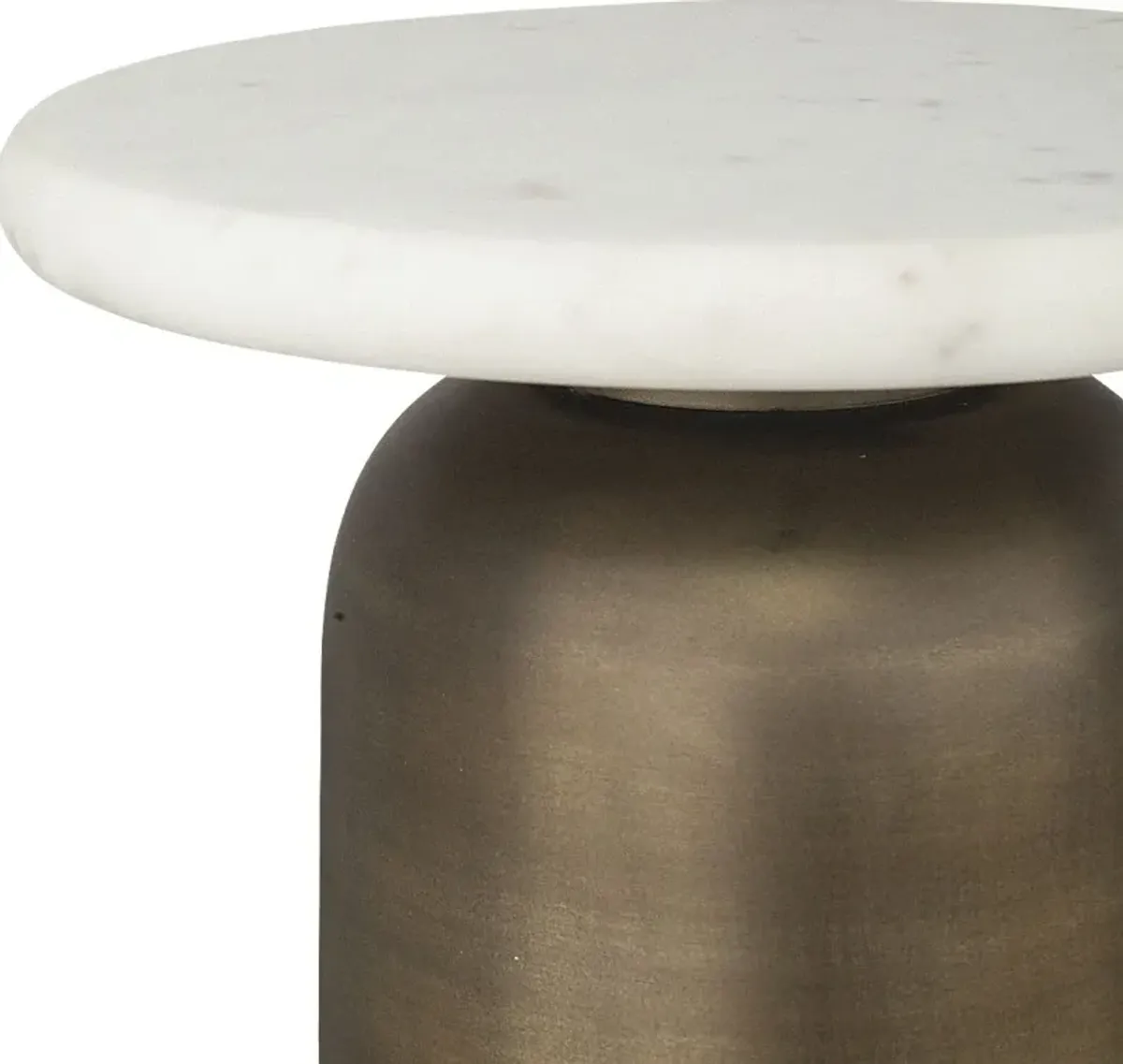 Nanuk White Accent Table
