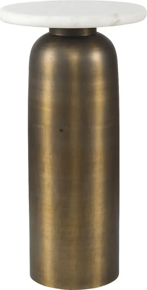 Nanuk White Accent Table