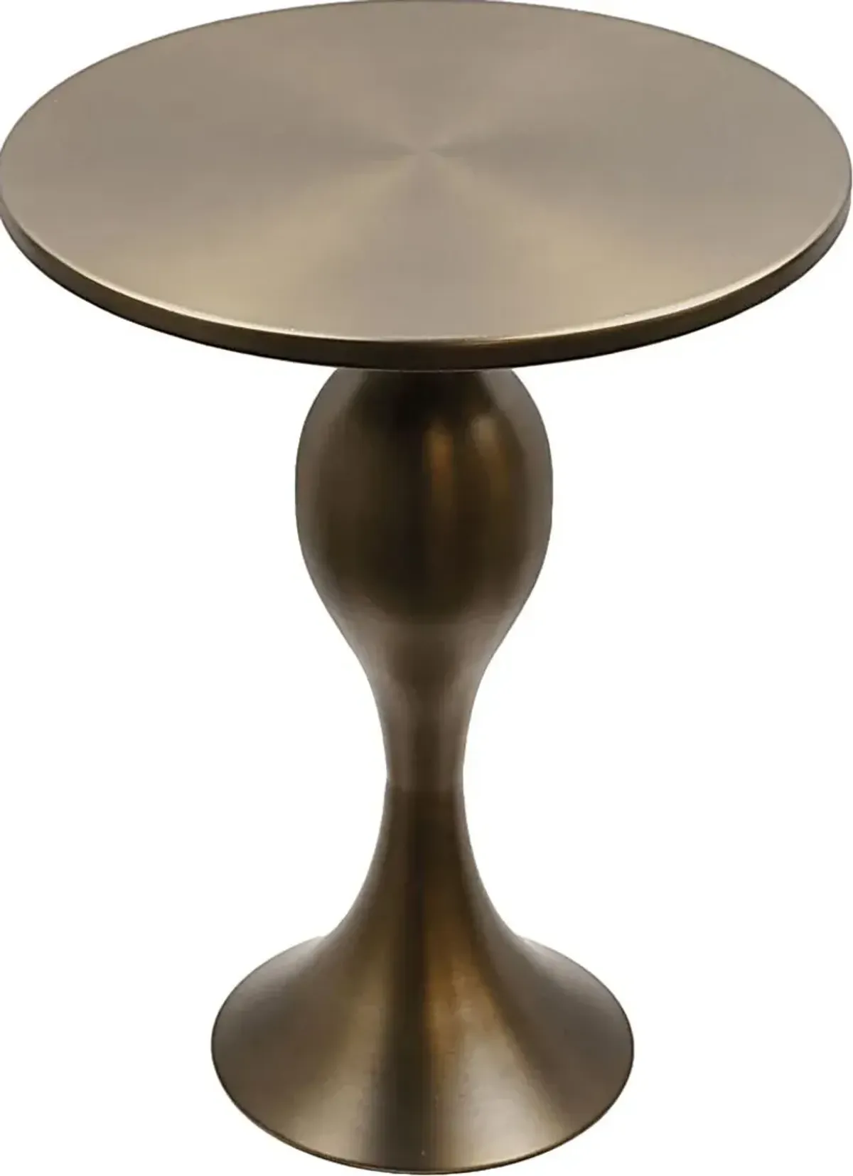 Zebula Bronze Accent Table