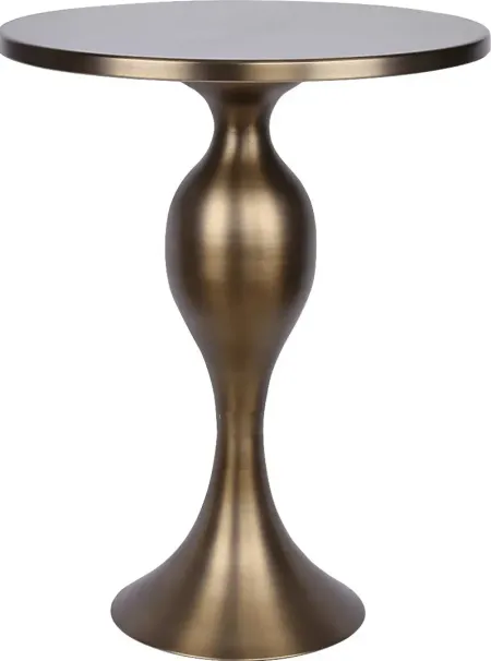 Zebula Bronze Accent Table