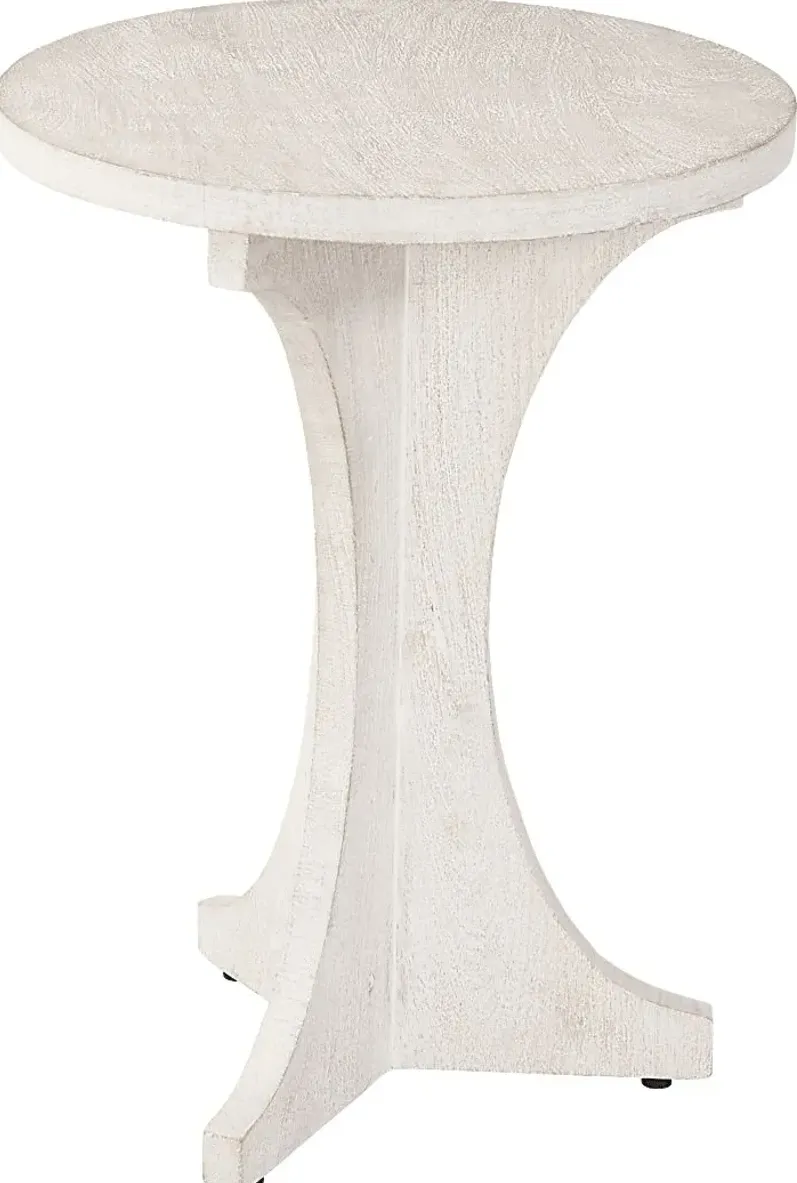 Welgate White Accent Table