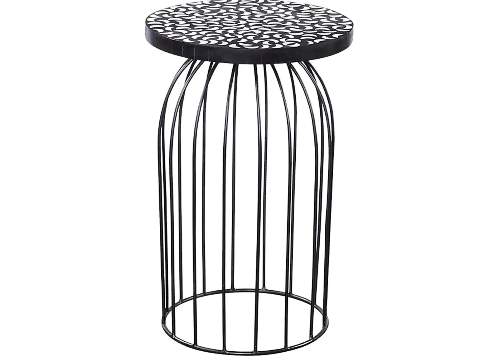 Haffards Black Accent Table