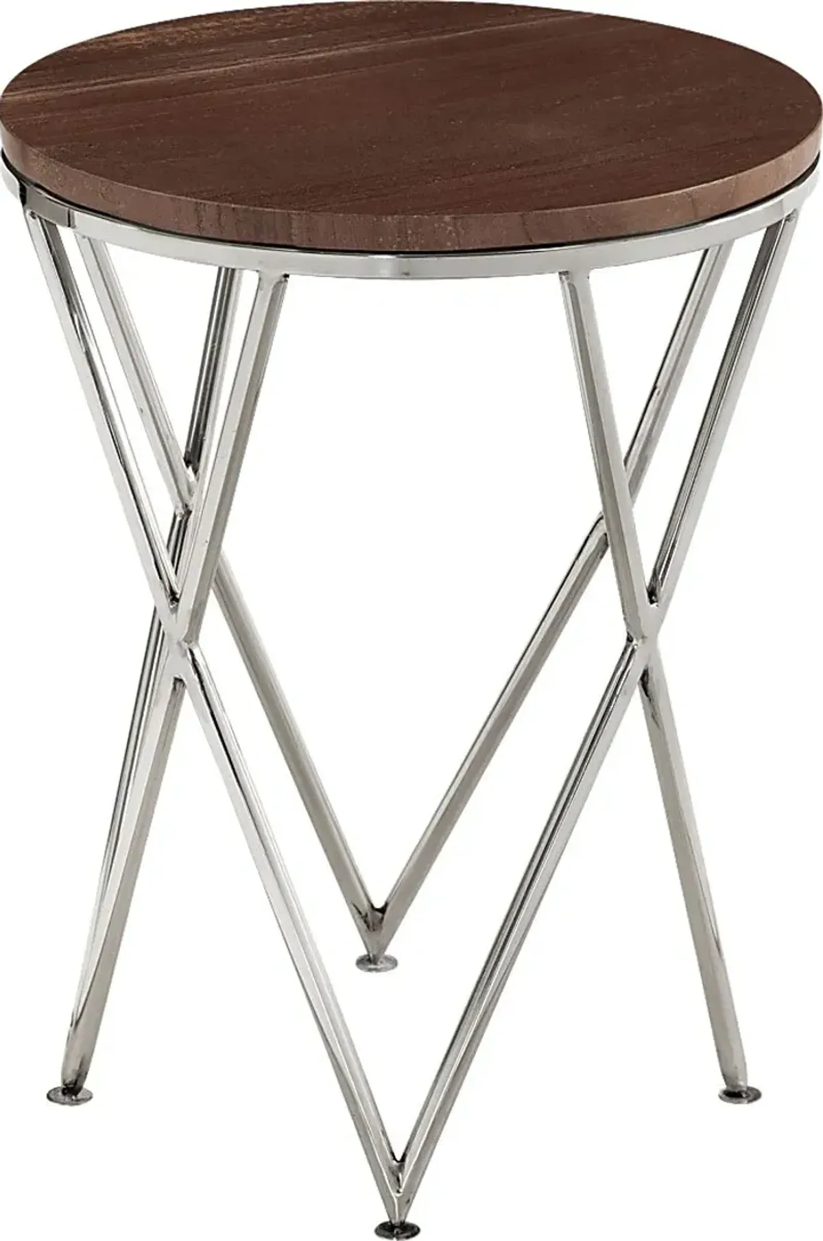 Stinziano Silver Accent Table