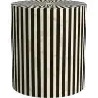 Vallonia Black Accent Table