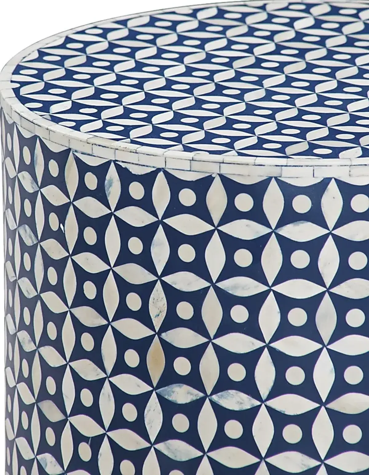 Shillaber Blue Accent Table