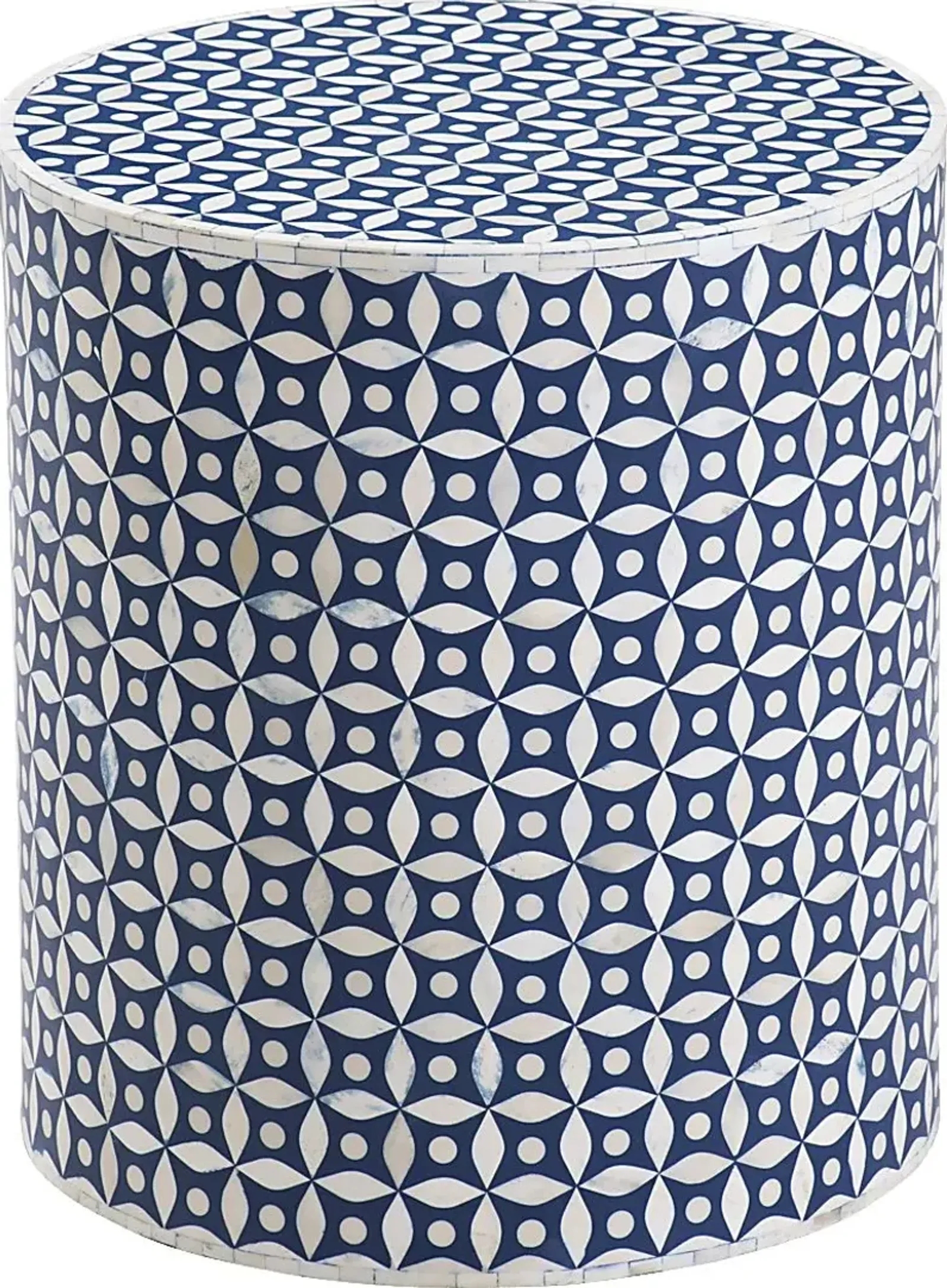 Shillaber Blue Accent Table