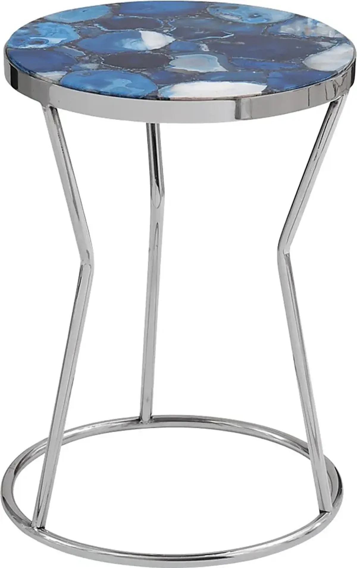 Belvidere Silver Accent Table