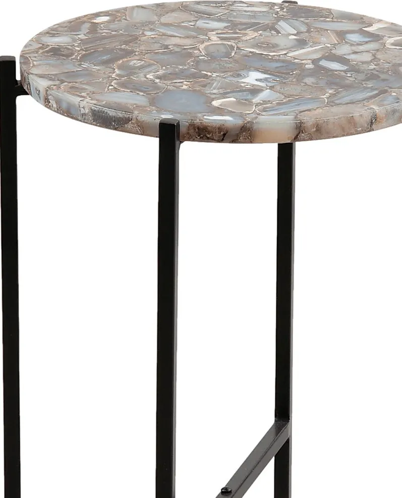 Brouilette Black Accent Table