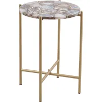Dumerle Gold Accent Table