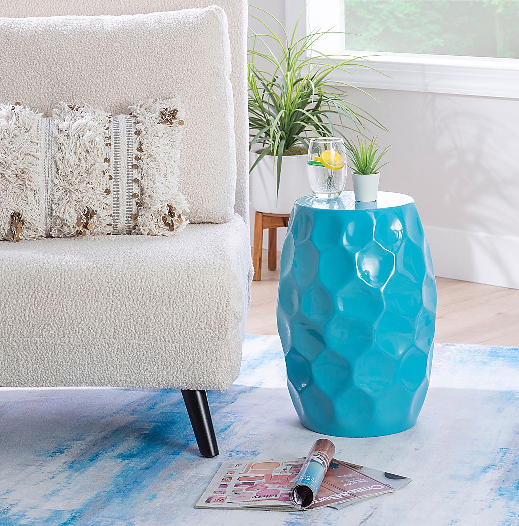 Patina Teal Side Table