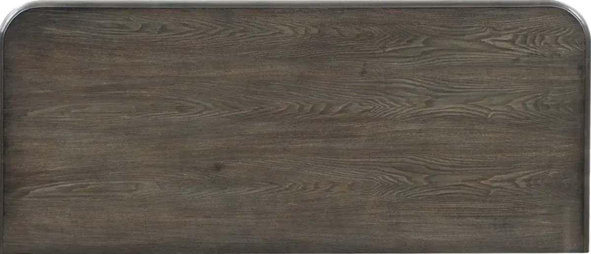 Mollybright Gray Bar Cabinet