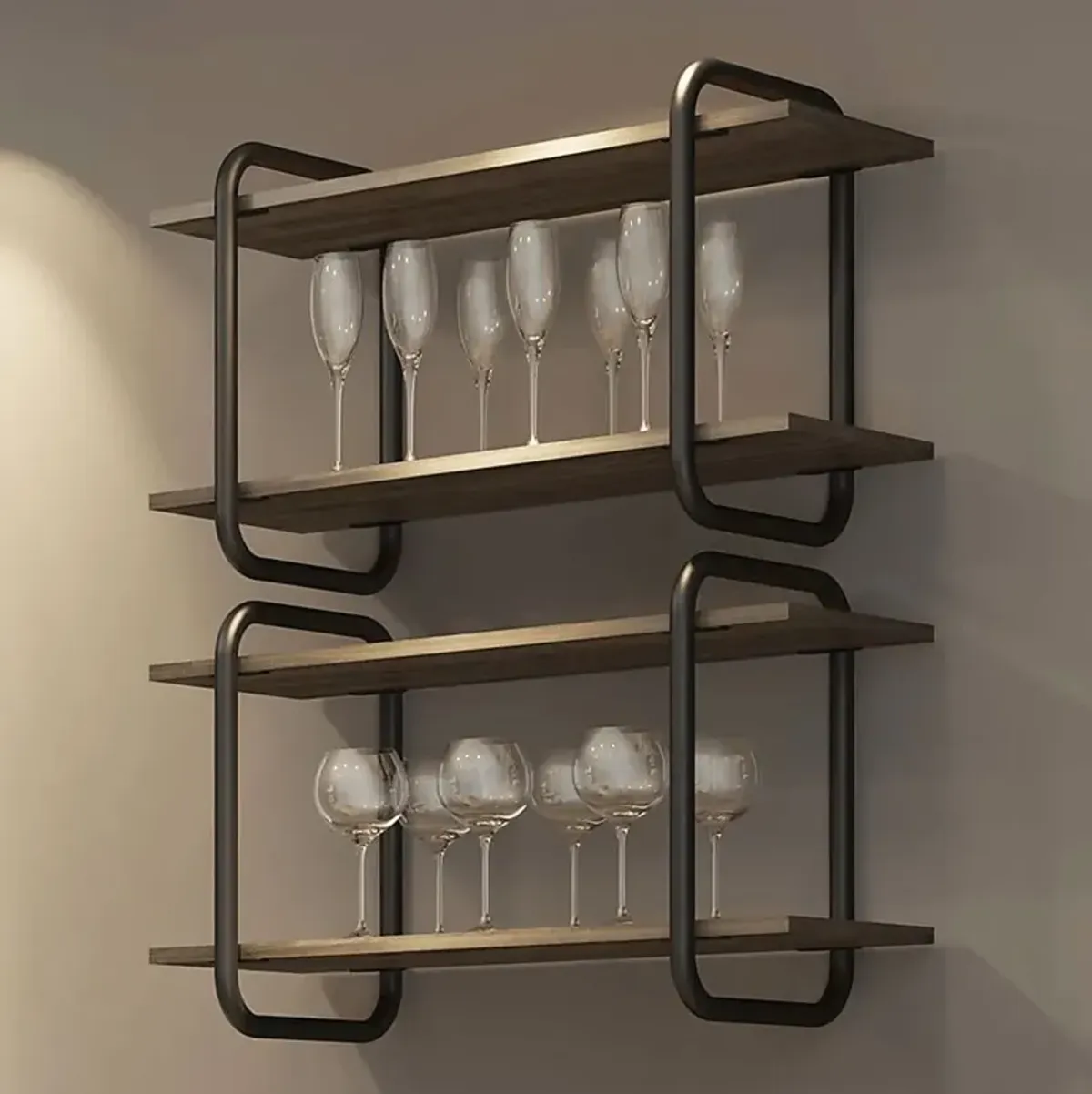 Kulanga Walnut Wall Shelf