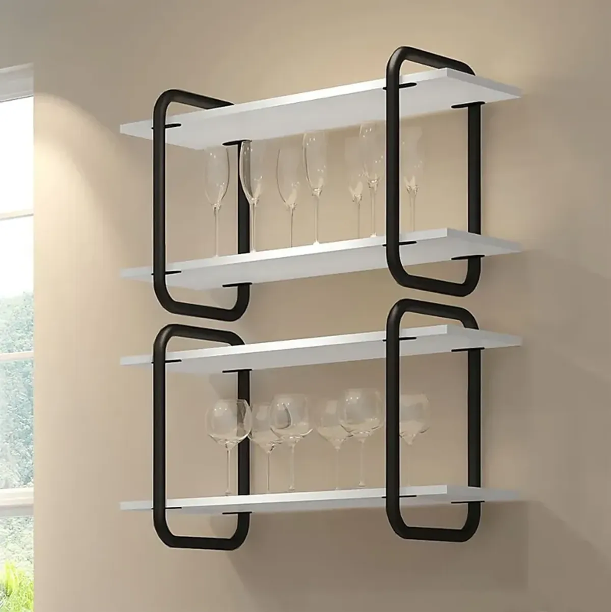 Kulanga White Wall Shelf