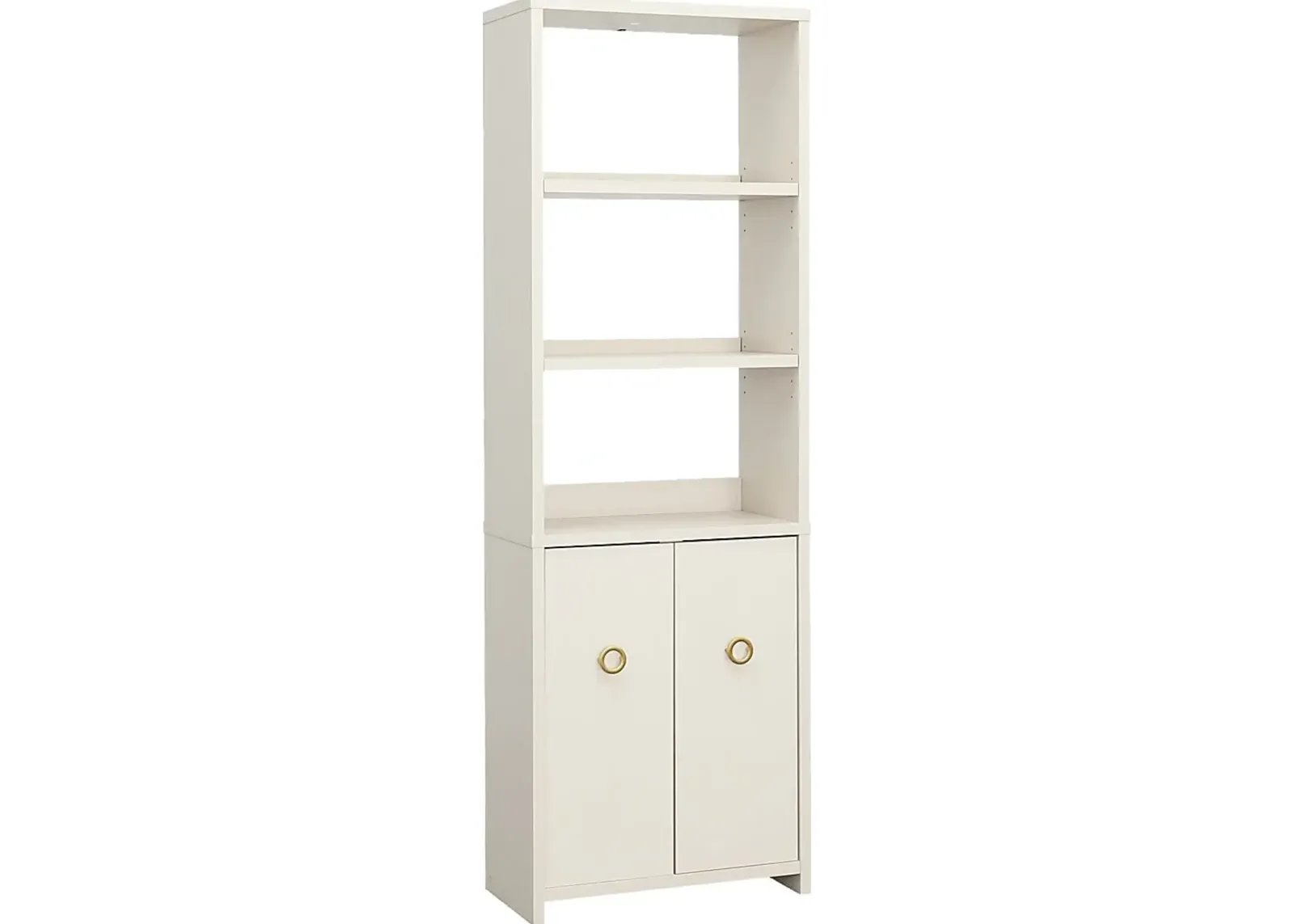 Rheault White Bookcase