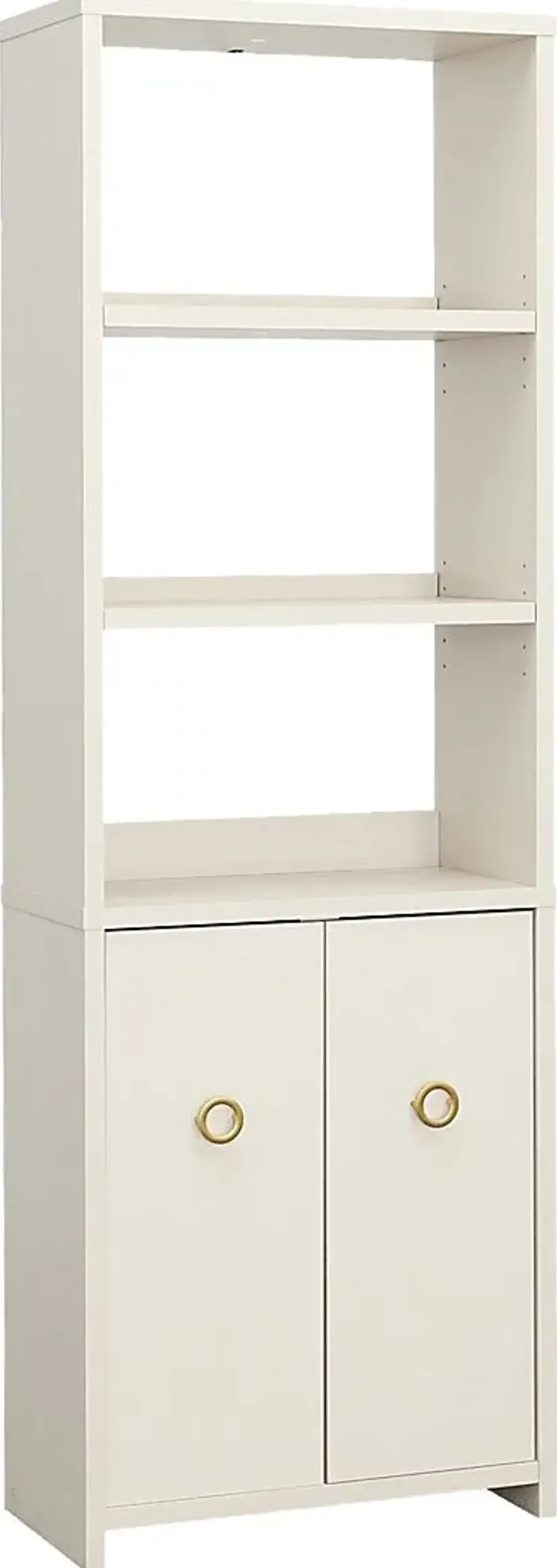 Rheault White Bookcase