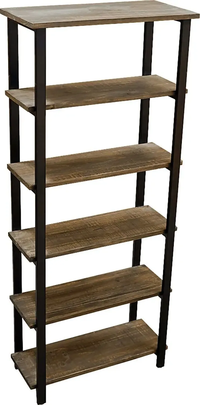 Kenarra I Brown 5-Shelf Bookcase