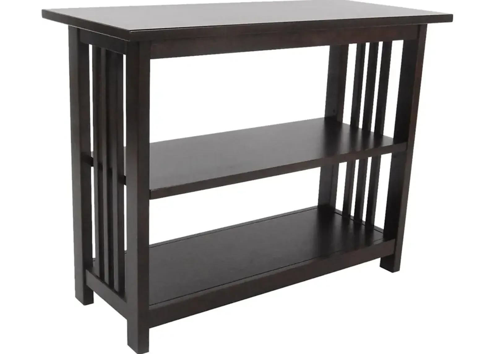 Lounsbury I Espresso Under-Window Bookcase