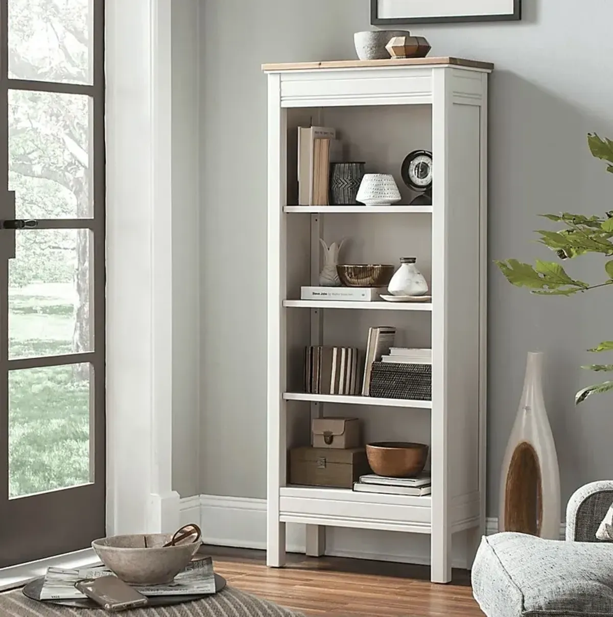 Staheli Ivory Bookcase