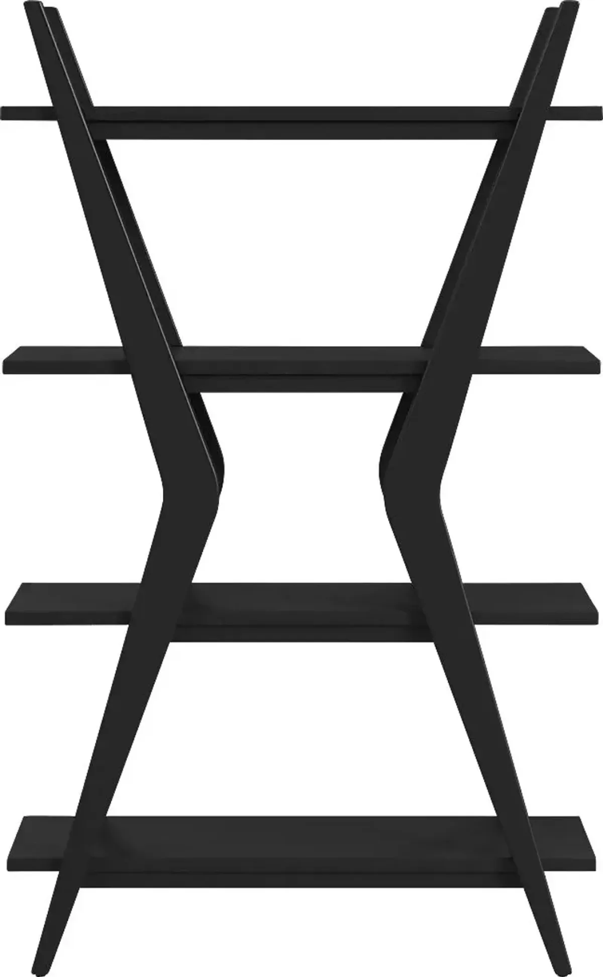 Arronda Black Bookcase