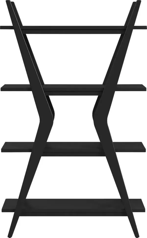 Arronda Black Bookcase