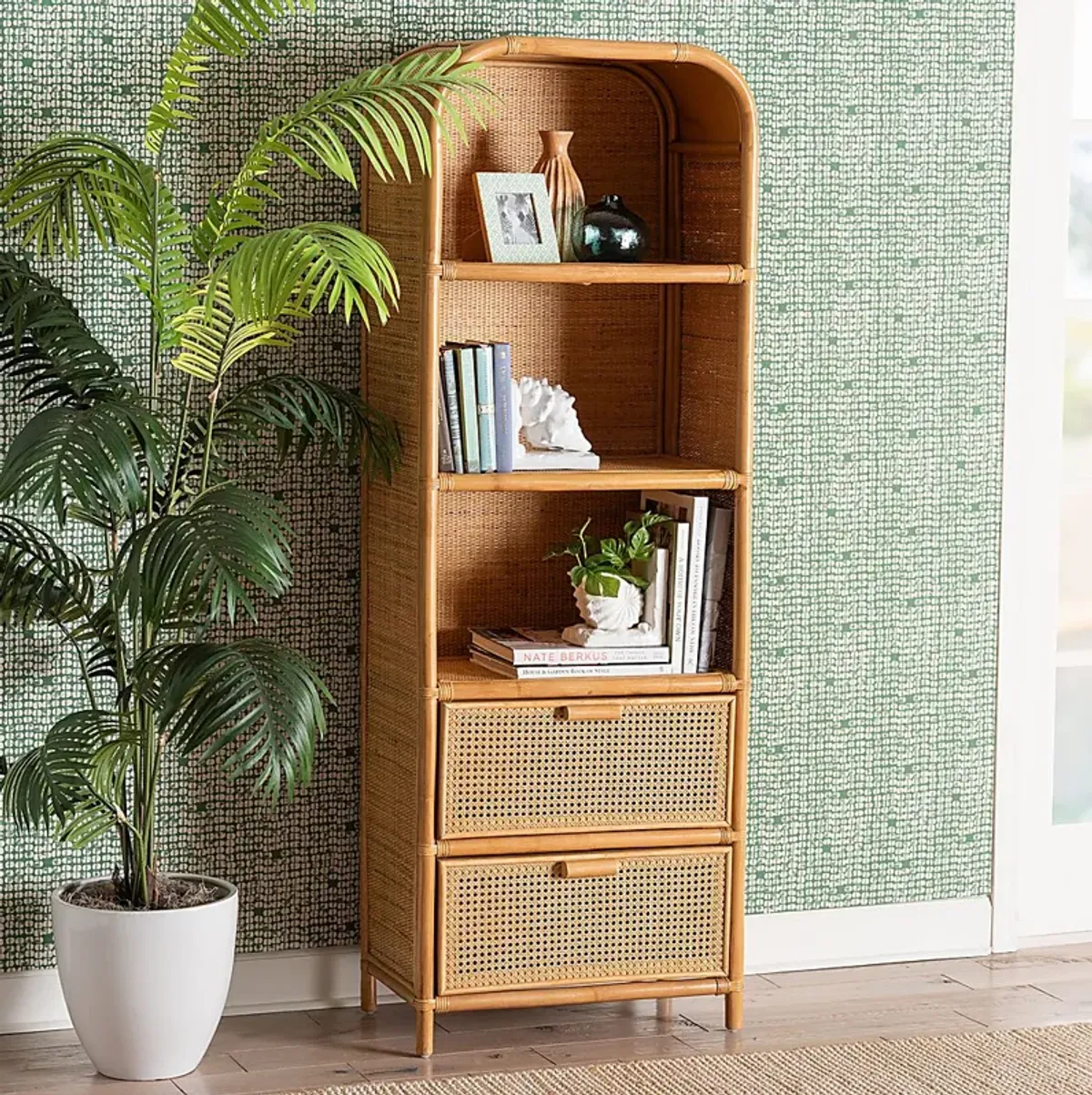 Brebati Brown Bookcase