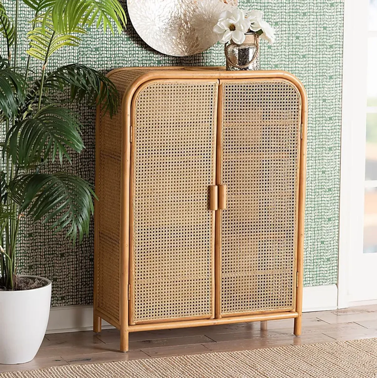 Brebati Brown Accent Cabinet