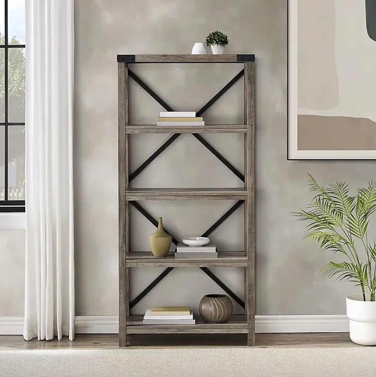 Northwinds Gray Bookcase