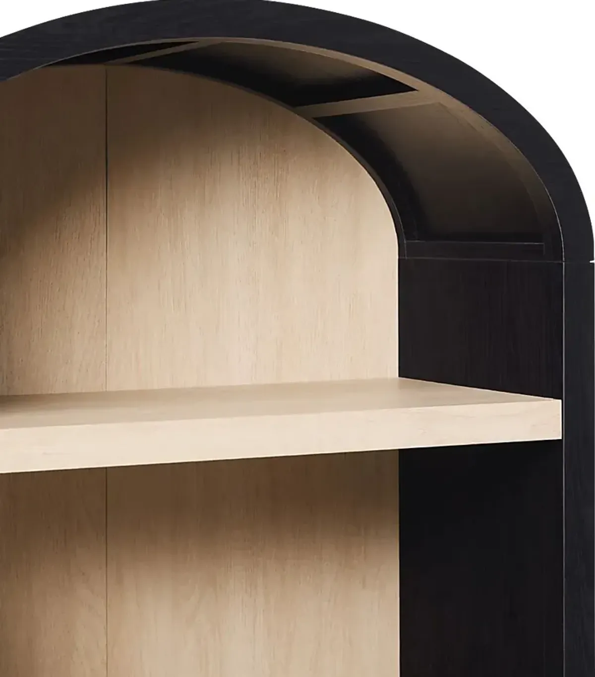 Annbick I Black Bookcase