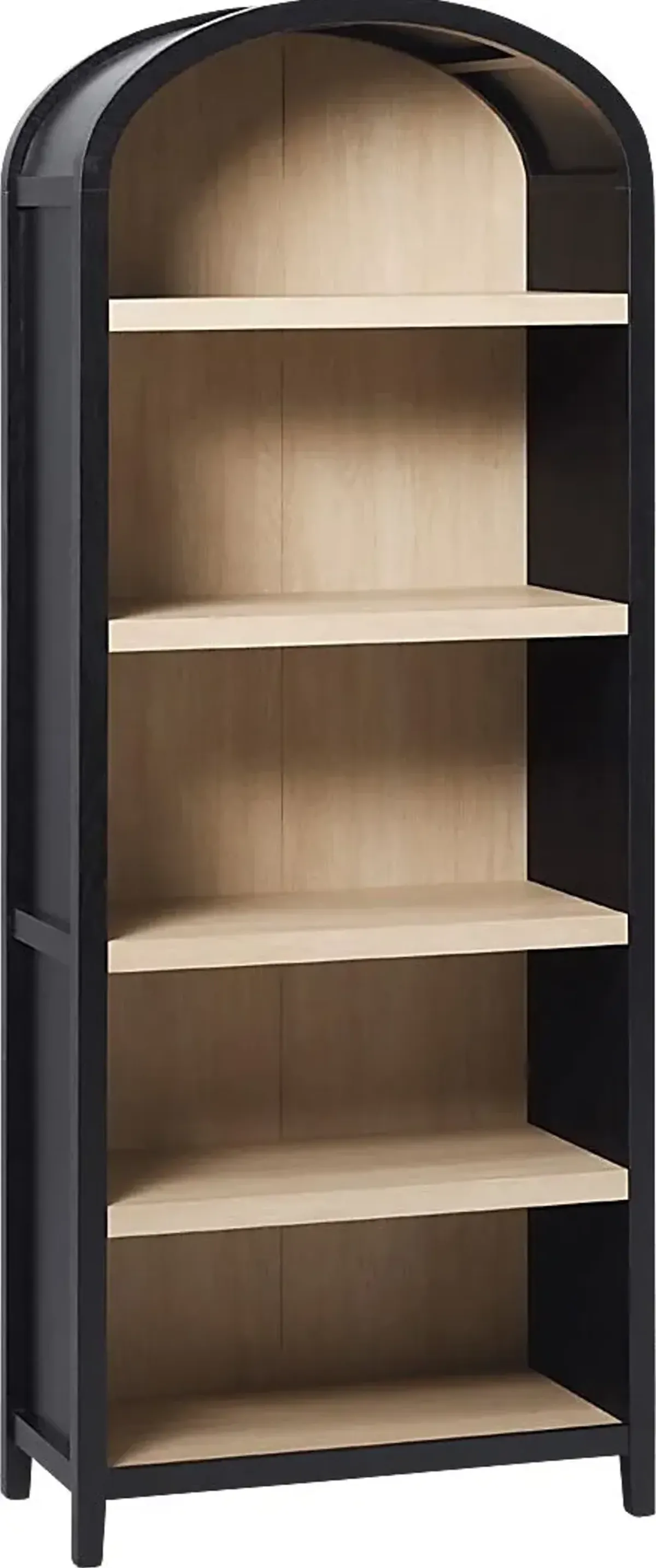 Annbick I Black Bookcase