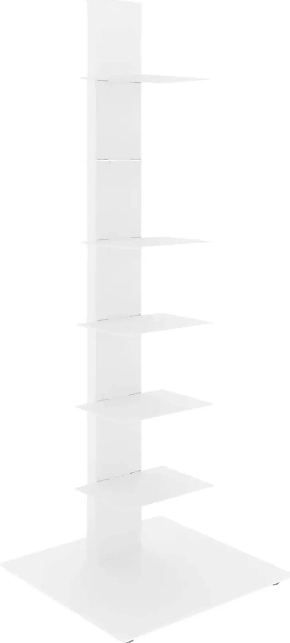 Lukens I White Bookcase Tower