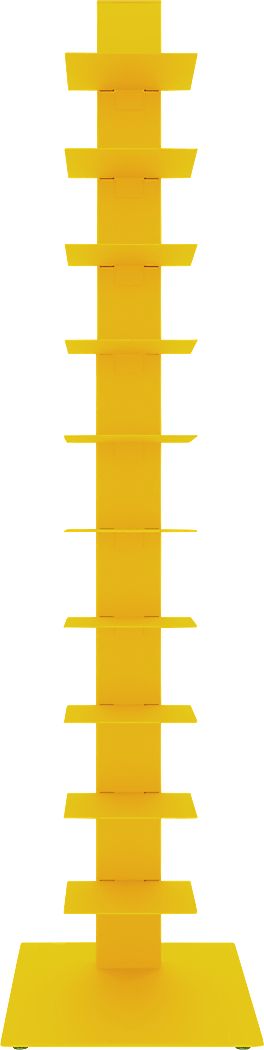 Lukens II Yellow Bookcase Tower