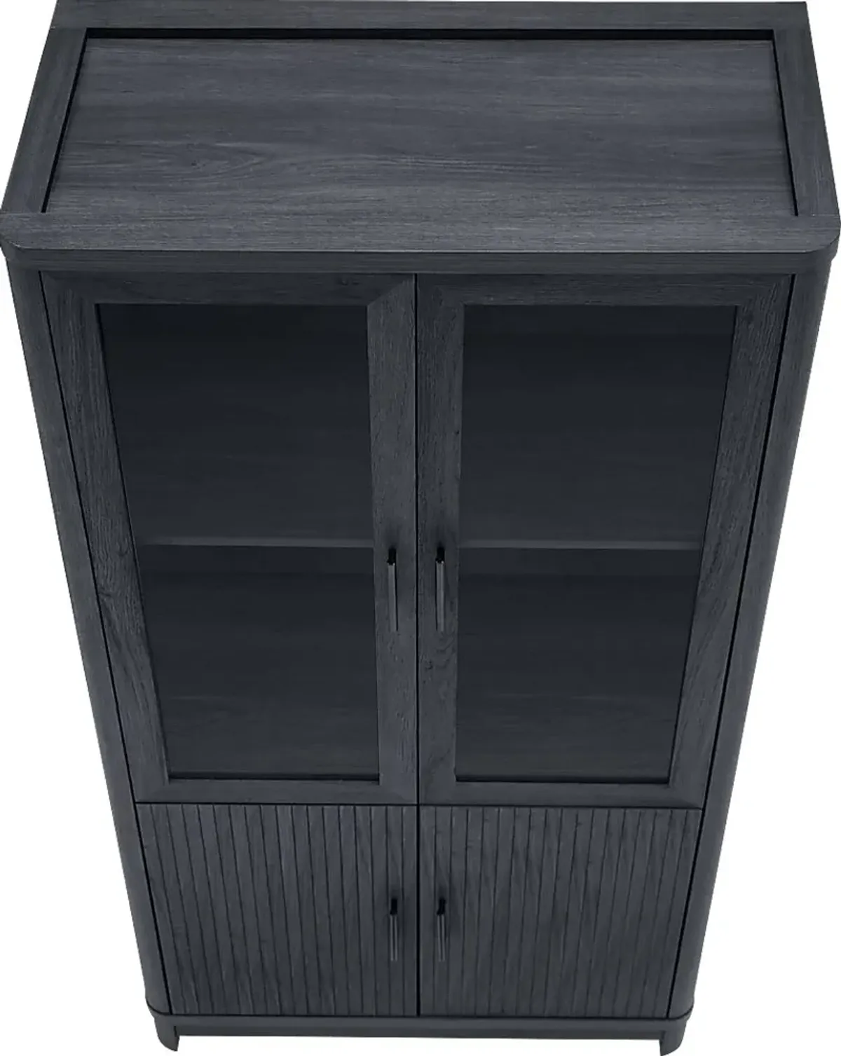 Kassy Charcoal Bookcase