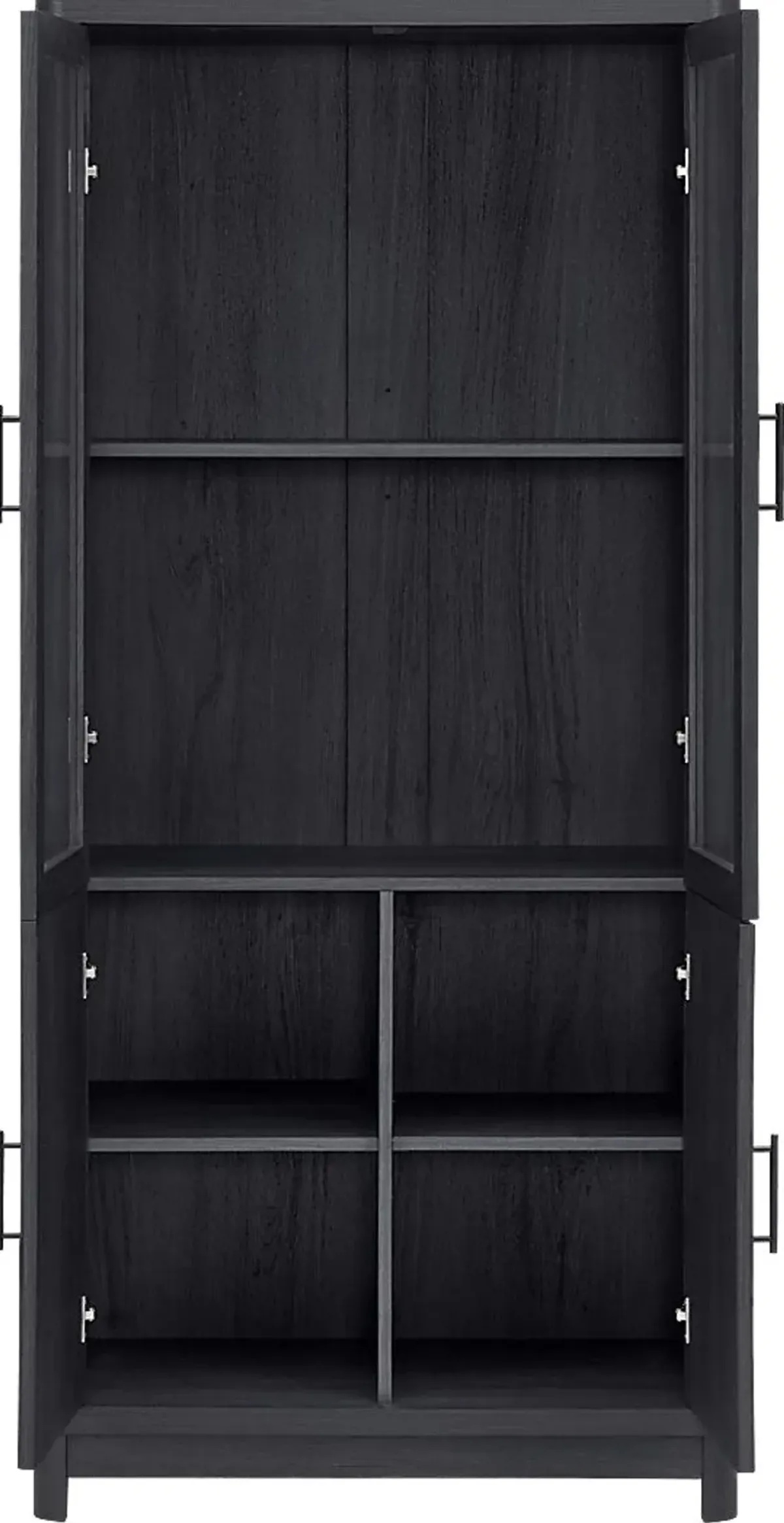 Kassy Charcoal Bookcase