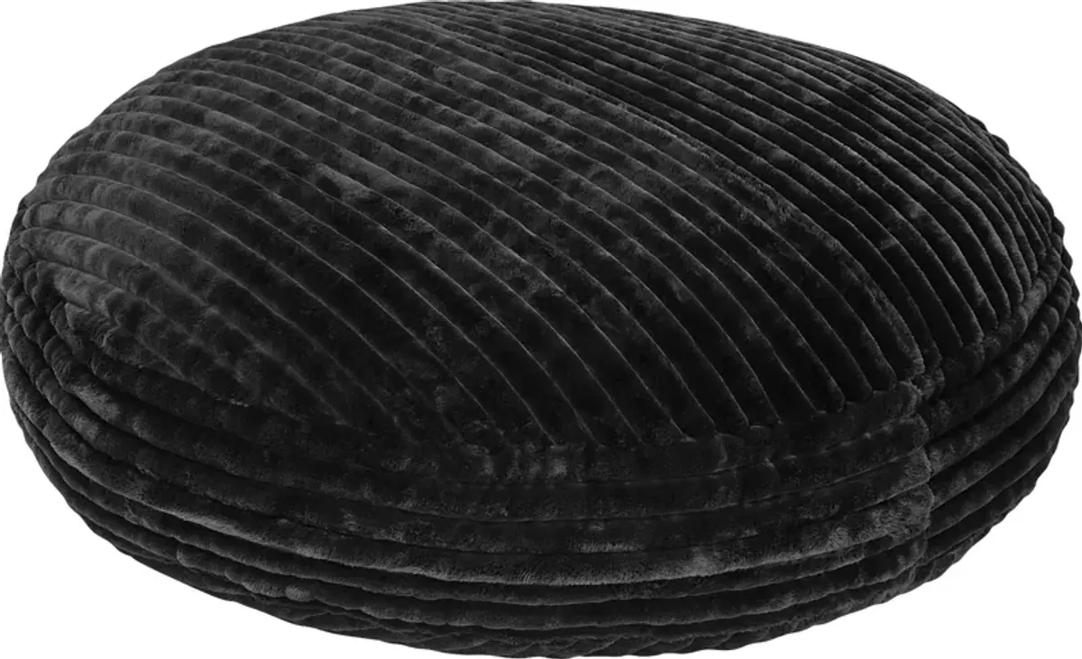 Mivio Black Large Bean Bag Chair