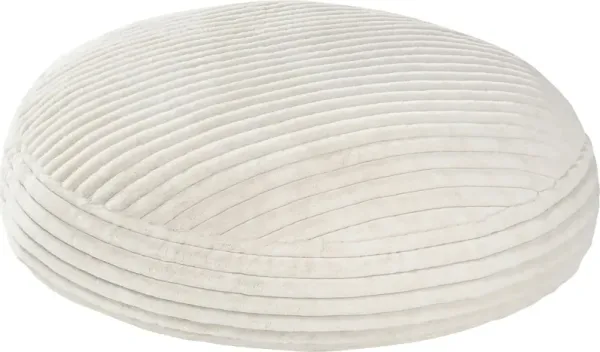 Mivio Ivory Large Bean Bag Chair