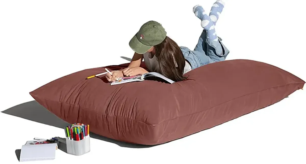 Pheosi II Mauve Bean Bag Accent Chair