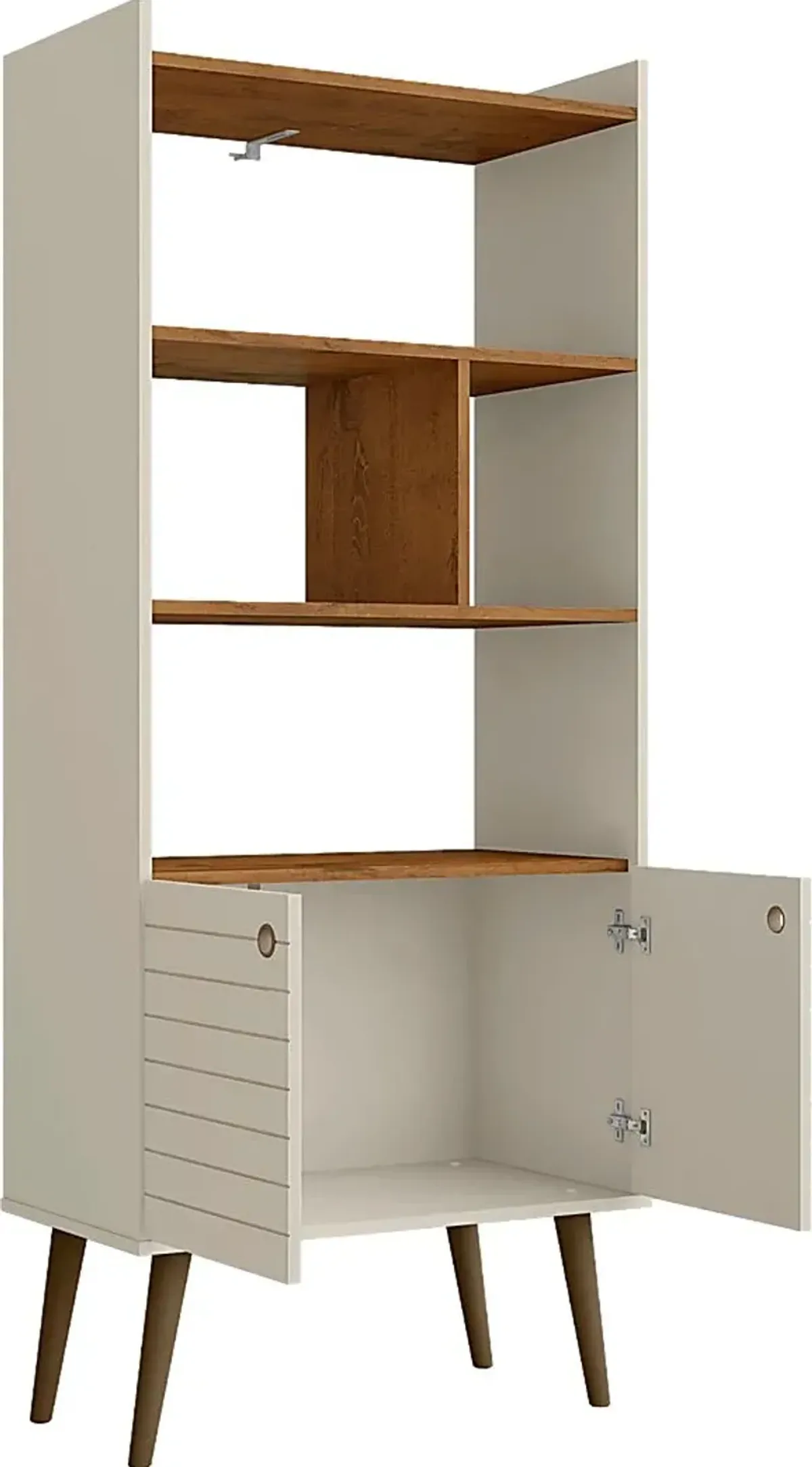 Corriedale Off-White Bookcase