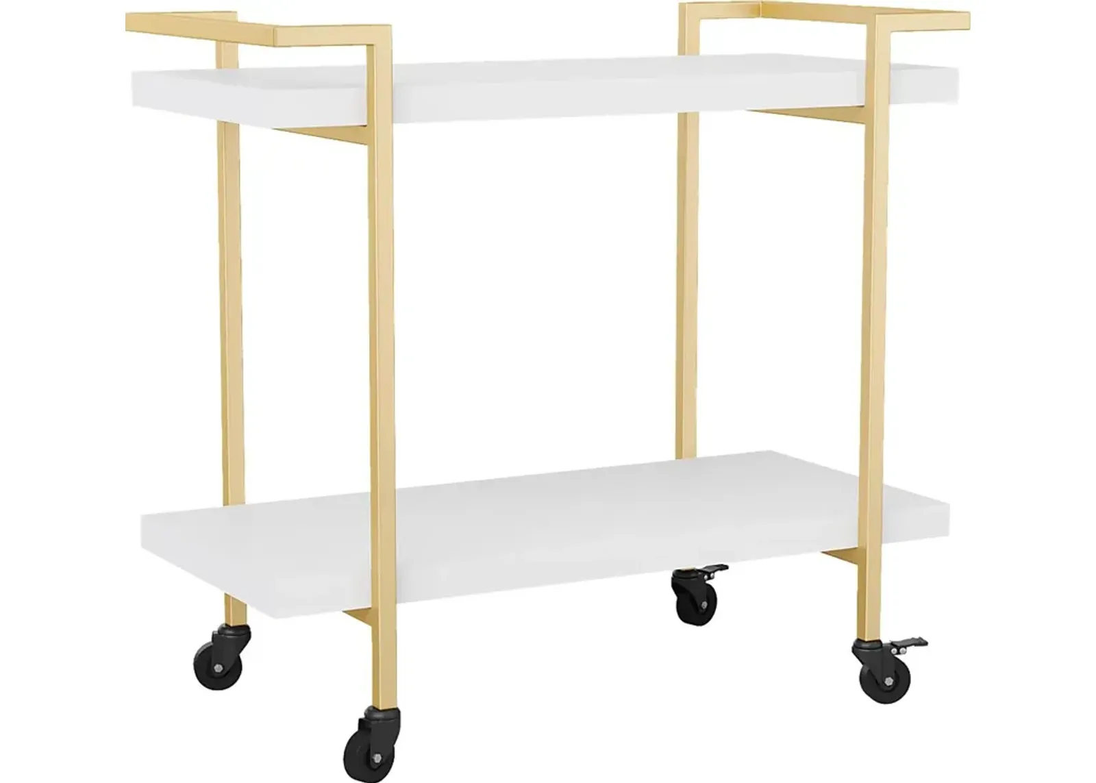 Azaline White Printer Cart