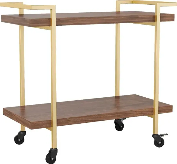 Azaline Brown Printer Cart