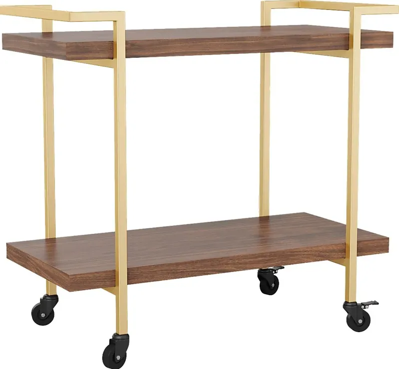 Azaline Brown Printer Cart