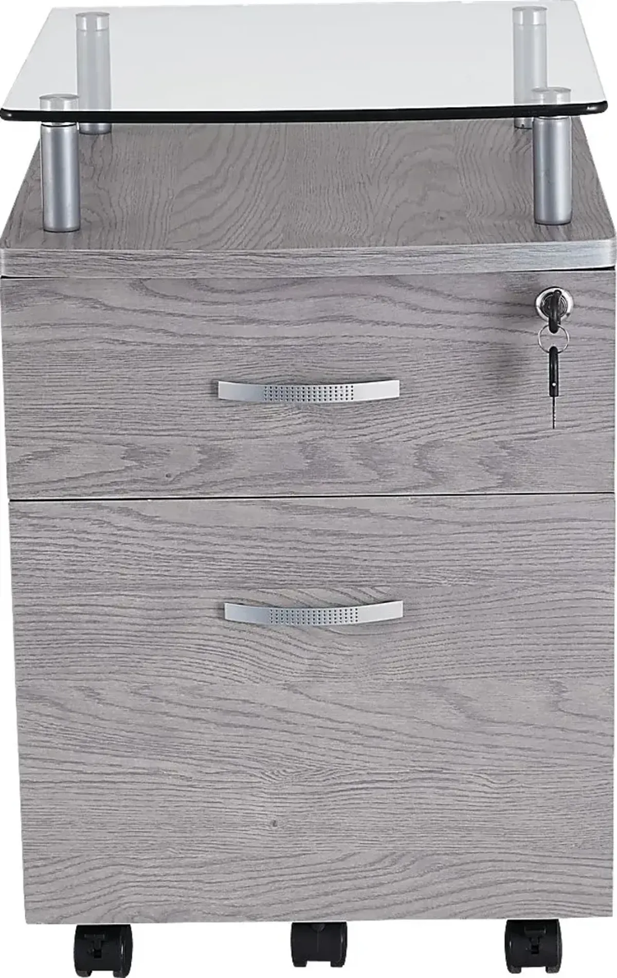 Turdale Gray File Cabinet