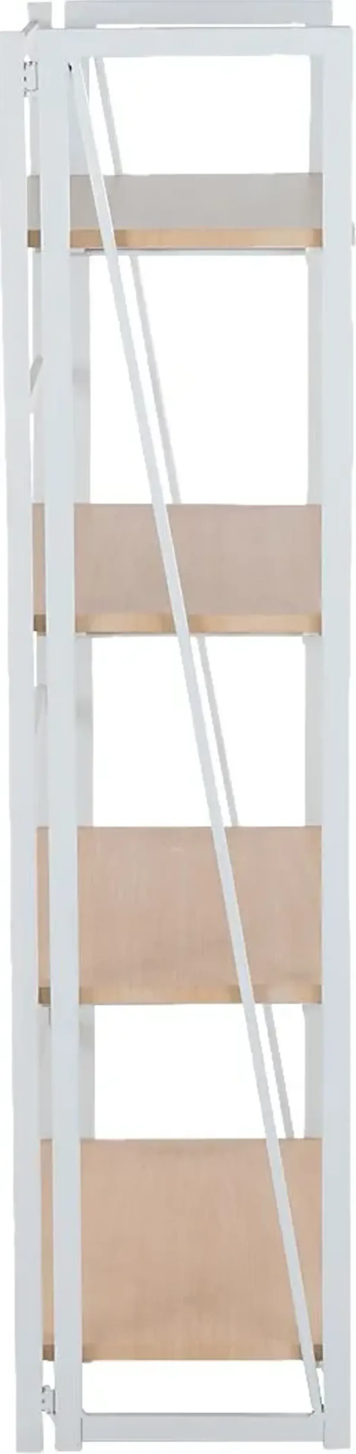 Zenobia White Bookcase