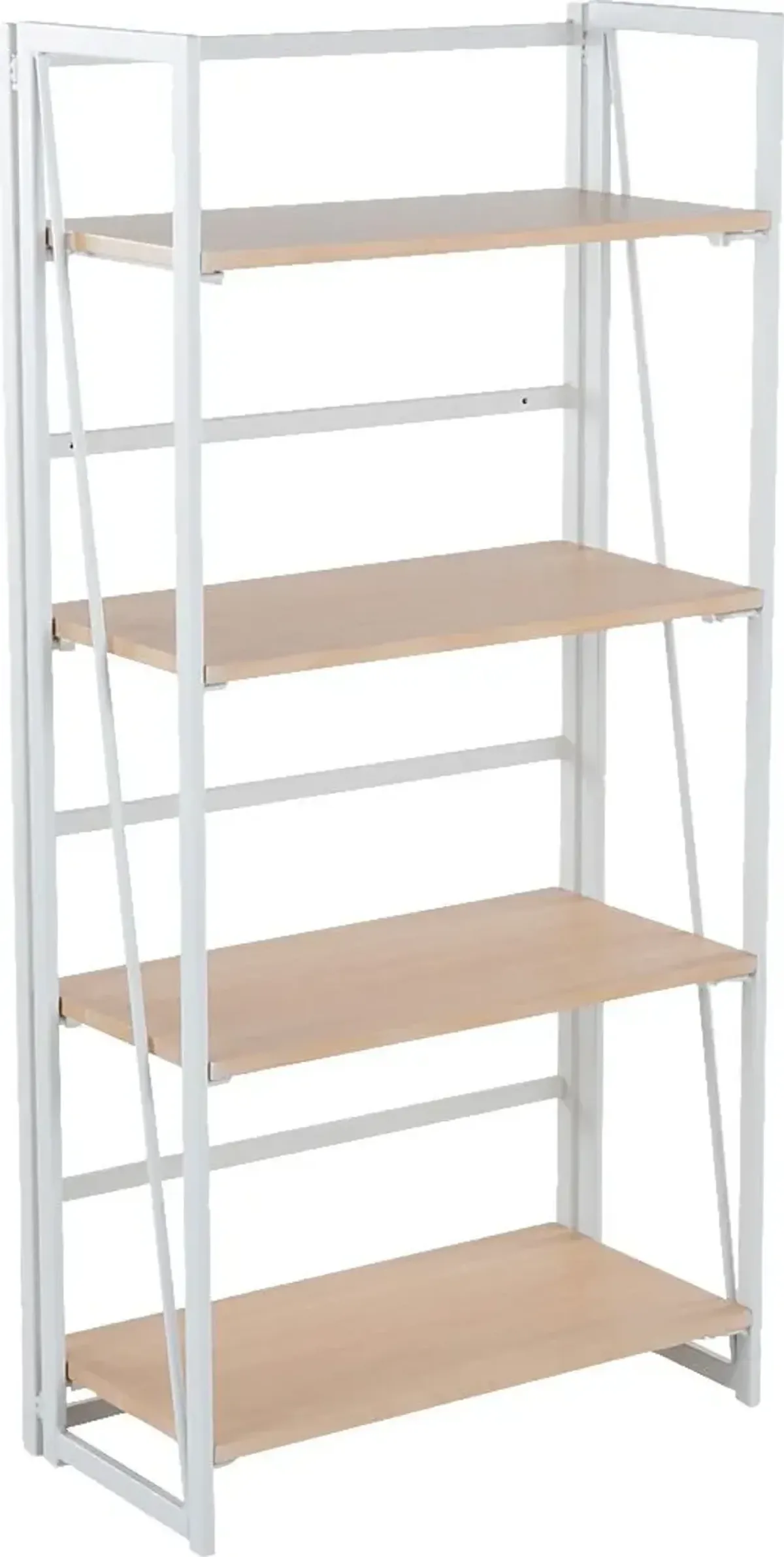 Zenobia White Bookcase